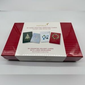 Papyrus Holiday Card Collection with Red and Green Designs